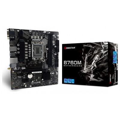 PB BIOSTAR B760MX2-E D4 M-ATX Skt 1700 HDMI VGA DVI